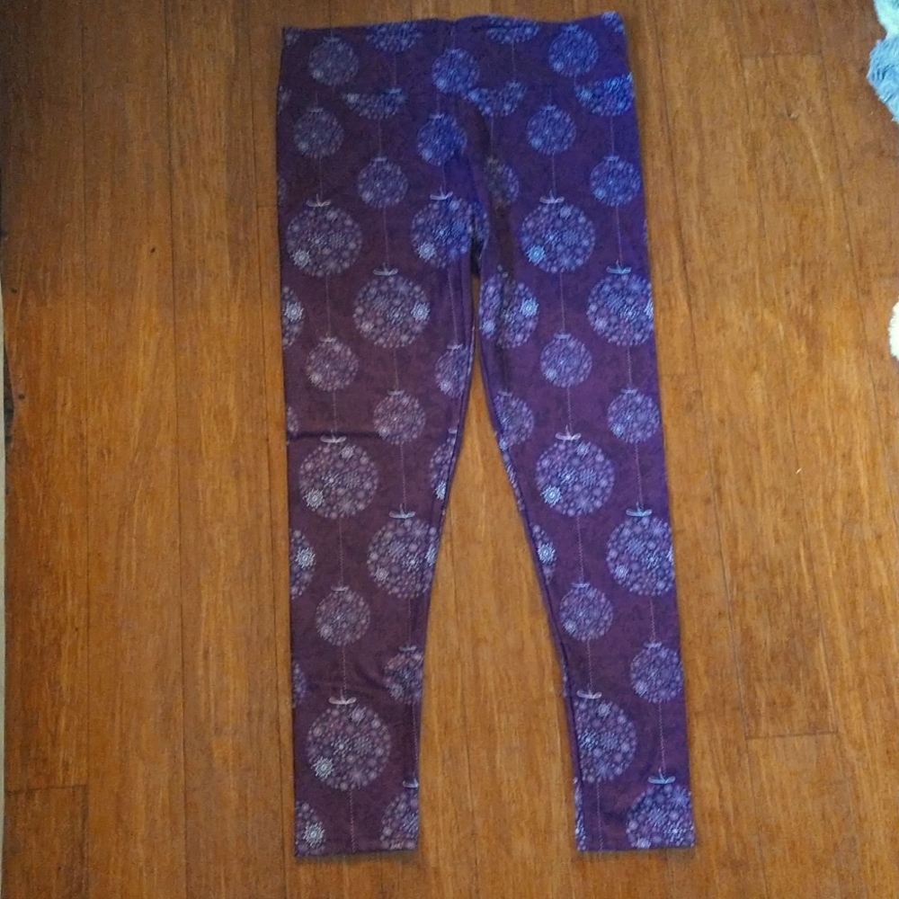 Brand New Women's Decoration Snowflake Leggings L/XL